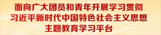 面向广大团员和青年开展学习贯彻习近平新时代中国特色社会主义思想主题教育学习平台